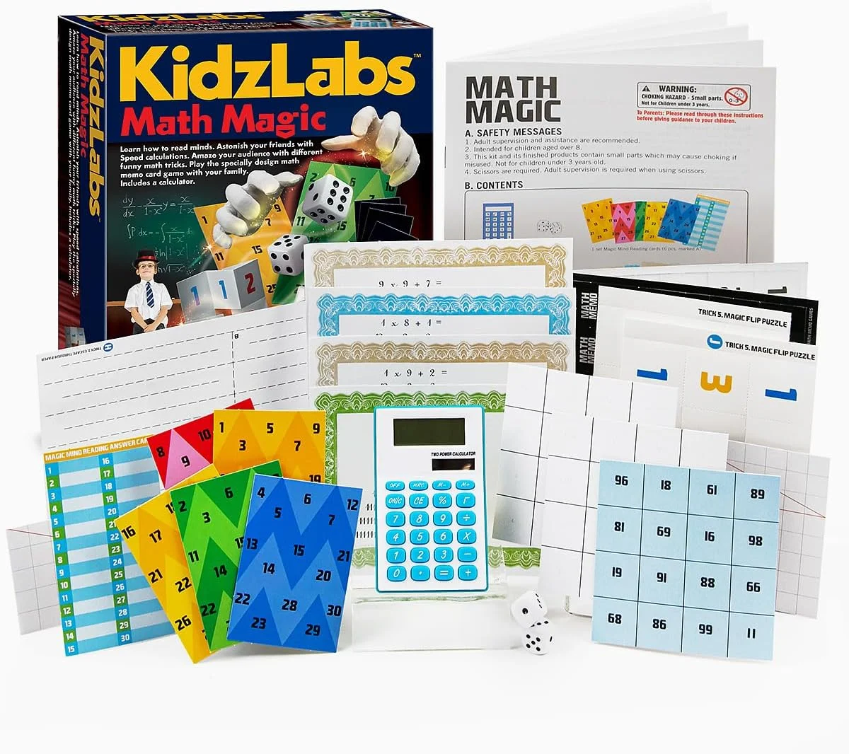 مجموعه ماموریت تصویر جادویی 4M - ایجاد خطاهای دید، پیام های مخفی و ترفندهای جاسوسی | مجموعه علمی و خلاقیت سرگرم کننده برای کودکان 8 سال به بالا