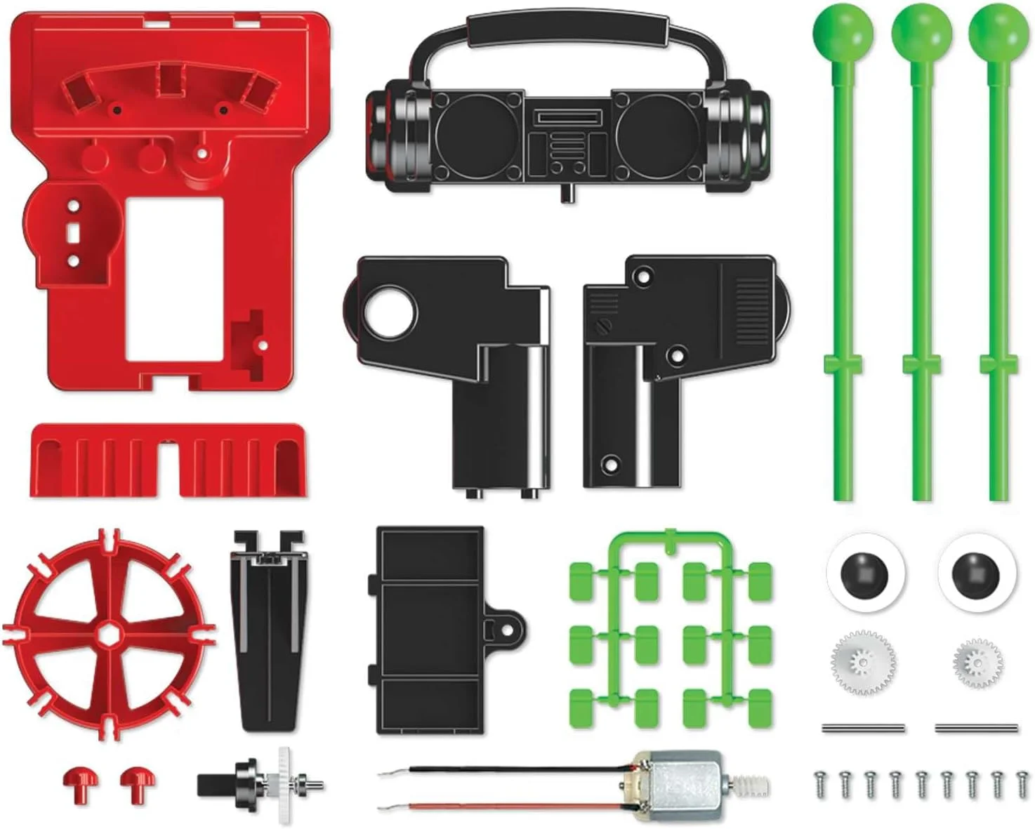 ربات درامر KidzRobotix 4M – ساخت رباتی که ساز کوبه‌ای می‌نوازد با موتور – کیت آموزشی STEM DIY برای کودکان 8 سال به بالا – آموزش مهندسی، حرکت و ریتم