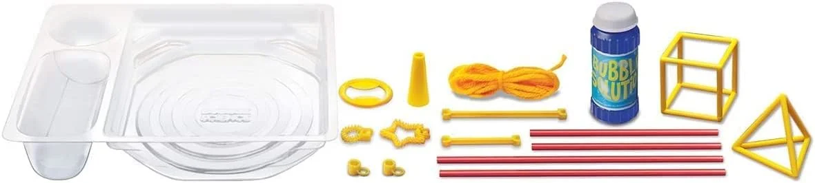 اسباب بازی های 4M Toysmith: علم حباب، کیت علمی ساخت حباب، شامل دستور العمل هایی برای ساخت مخلوط حباب خودتان، برای پسران و دختران، 5 سال به بالا