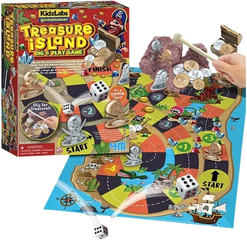 4M KidzLabs - جزیره گنج، حفاری و بازی