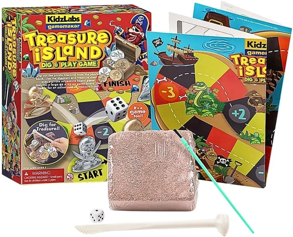 4M KidzLabs - جزیره گنج، حفاری و بازی
