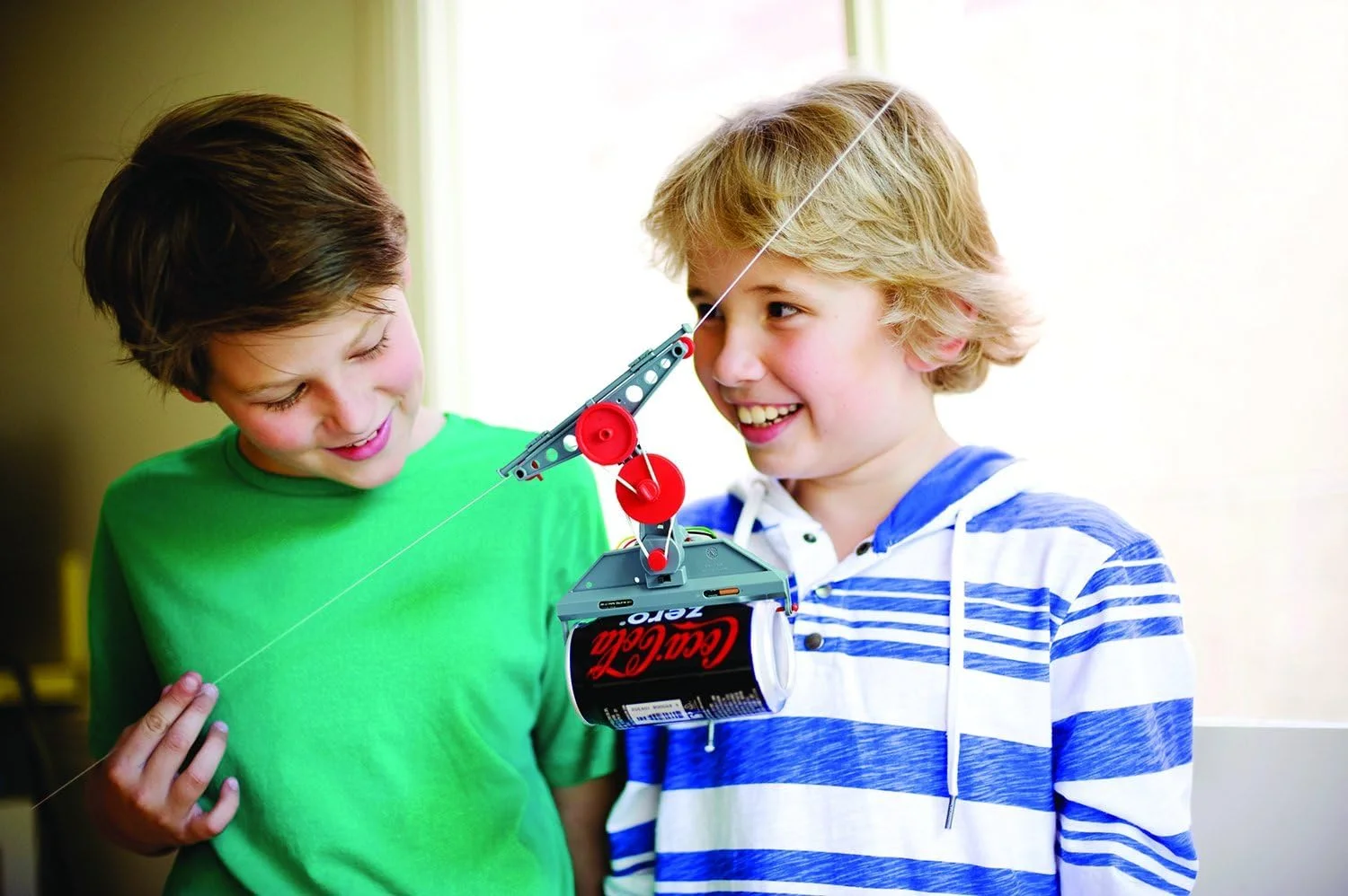 ماشین کابلی قوطی حلبی 4M، مهندسی مکانیک خودساز - اسباب بازی های علمی STEM، هدیه آموزشی برای کودکان و نوجوانان، دختران و پسران