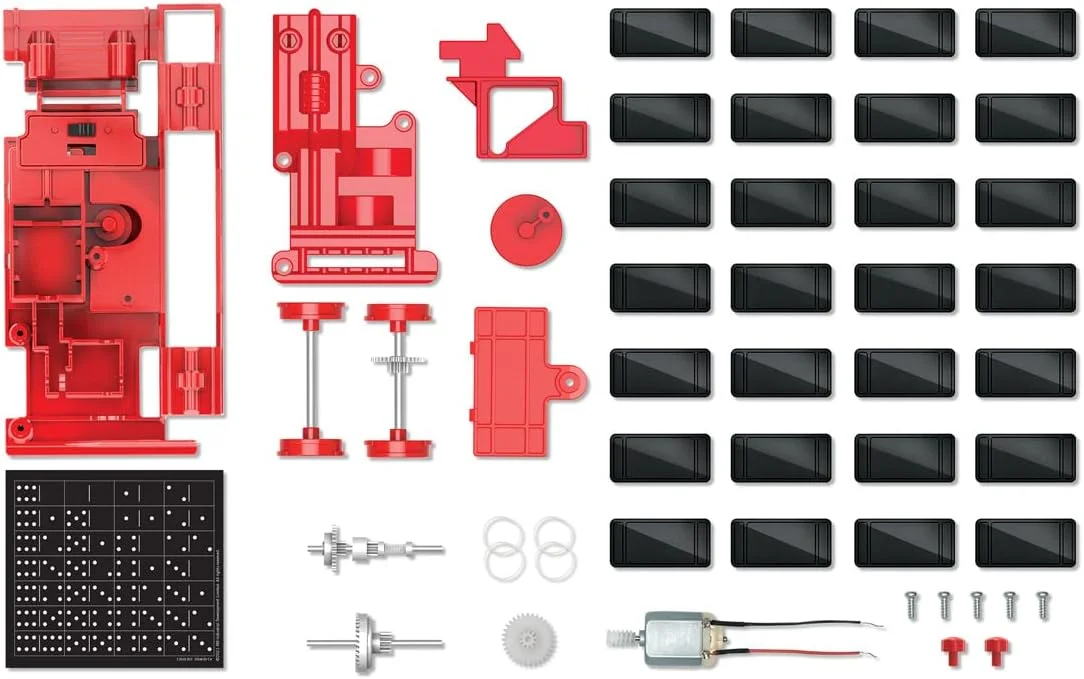 روبات دومینوچین 4M KidzRobotix – ساخت روباتی که دومینوها را به طور خودکار می چیند | کیت مهندسی مکانیک STEM برای کودکان 8 سال به بالا روبات دومینوچین 4M KidzRobotix – ساخت روباتی که دومینوها را به طور خودکار می چیند | کیت مهندسی مکانیک STEM برای کودکان 8 سال به بالا