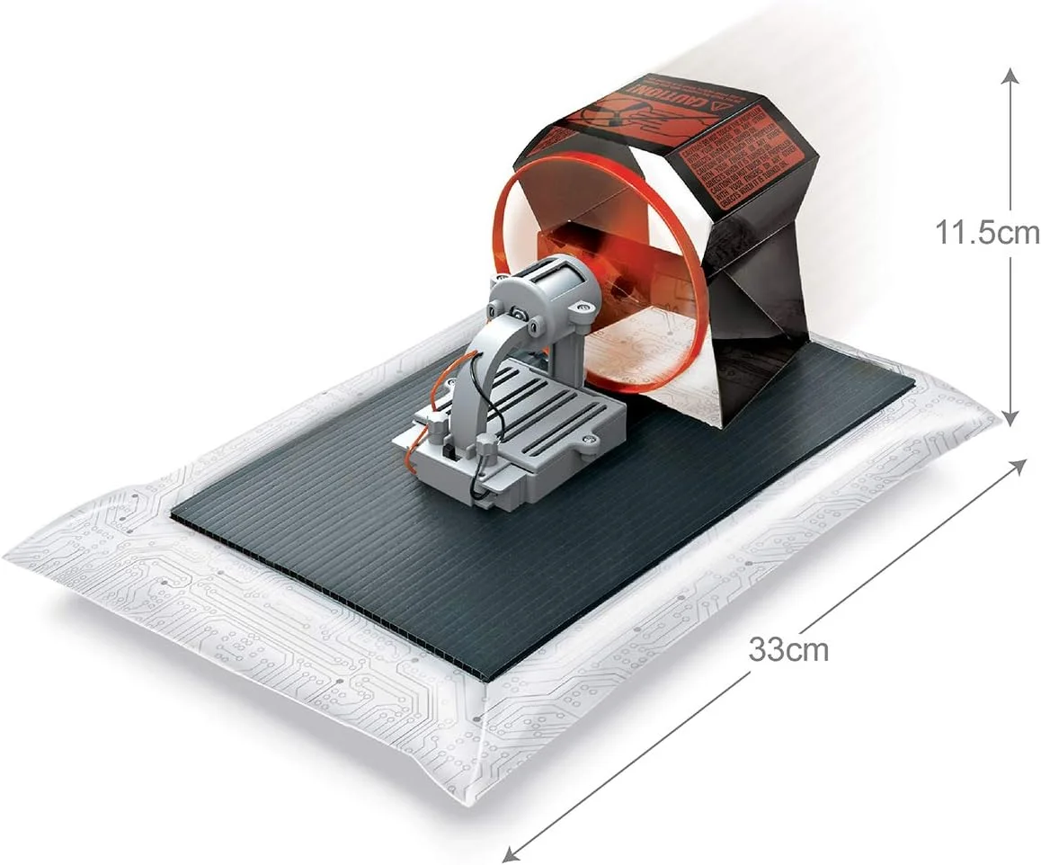 کیت علمی هاور ریسر 4M، قایق هوایی مهندسی مکانیک خودساز - اسباب بازی های STEM هدیه آموزشی برای کودکان و نوجوانان، دختران و پسران