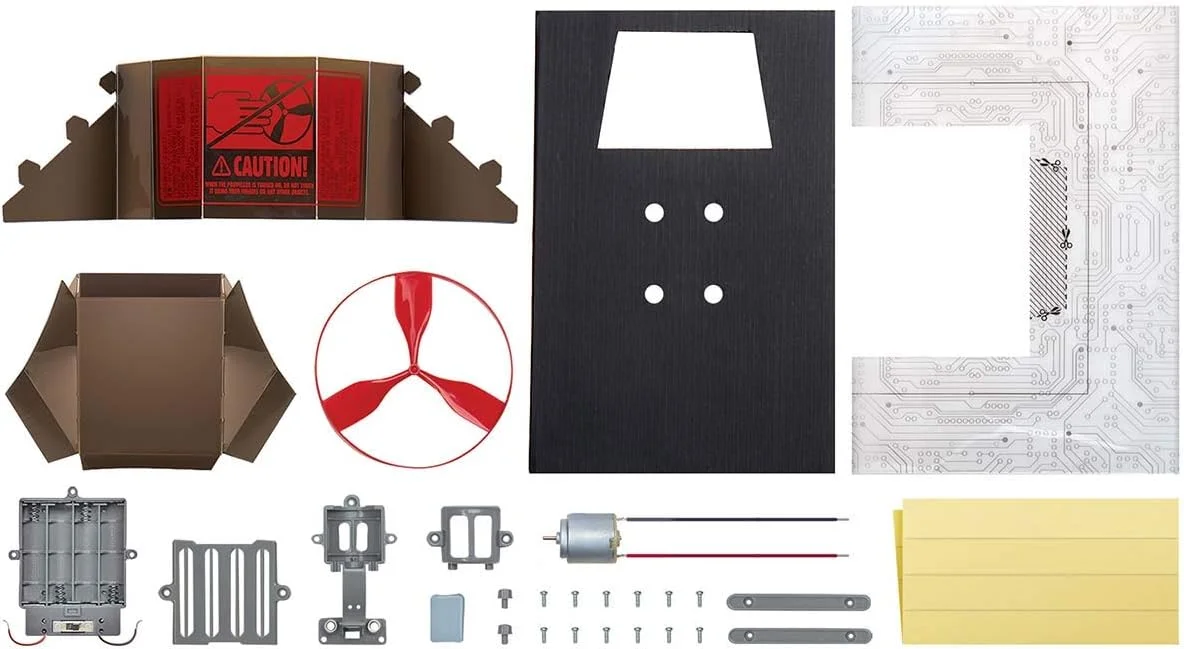 کیت علمی هاور ریسر 4M، قایق هوایی مهندسی مکانیک خودساز - اسباب بازی های STEM هدیه آموزشی برای کودکان و نوجوانان، دختران و پسران