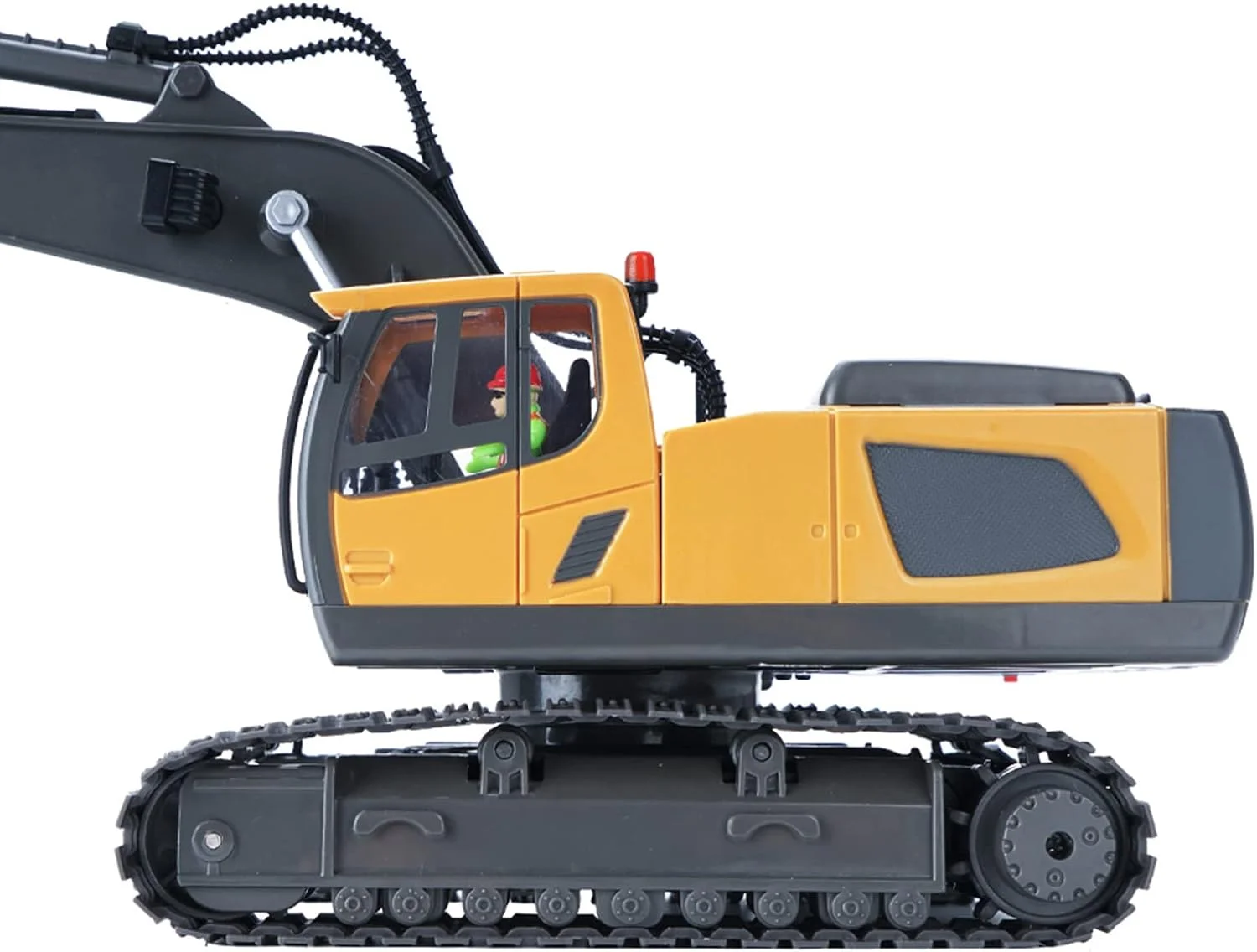 بیل مکانیکی کنترلی Eacam RC مقیاس 1/20، 2.4 گیگاهرتز، 11 کانال، ماشین ساختمانی مهندسی، اسباب بازی های آموزشی برای کودکان به همراه نور و موسیقی، دارای 2 باتری