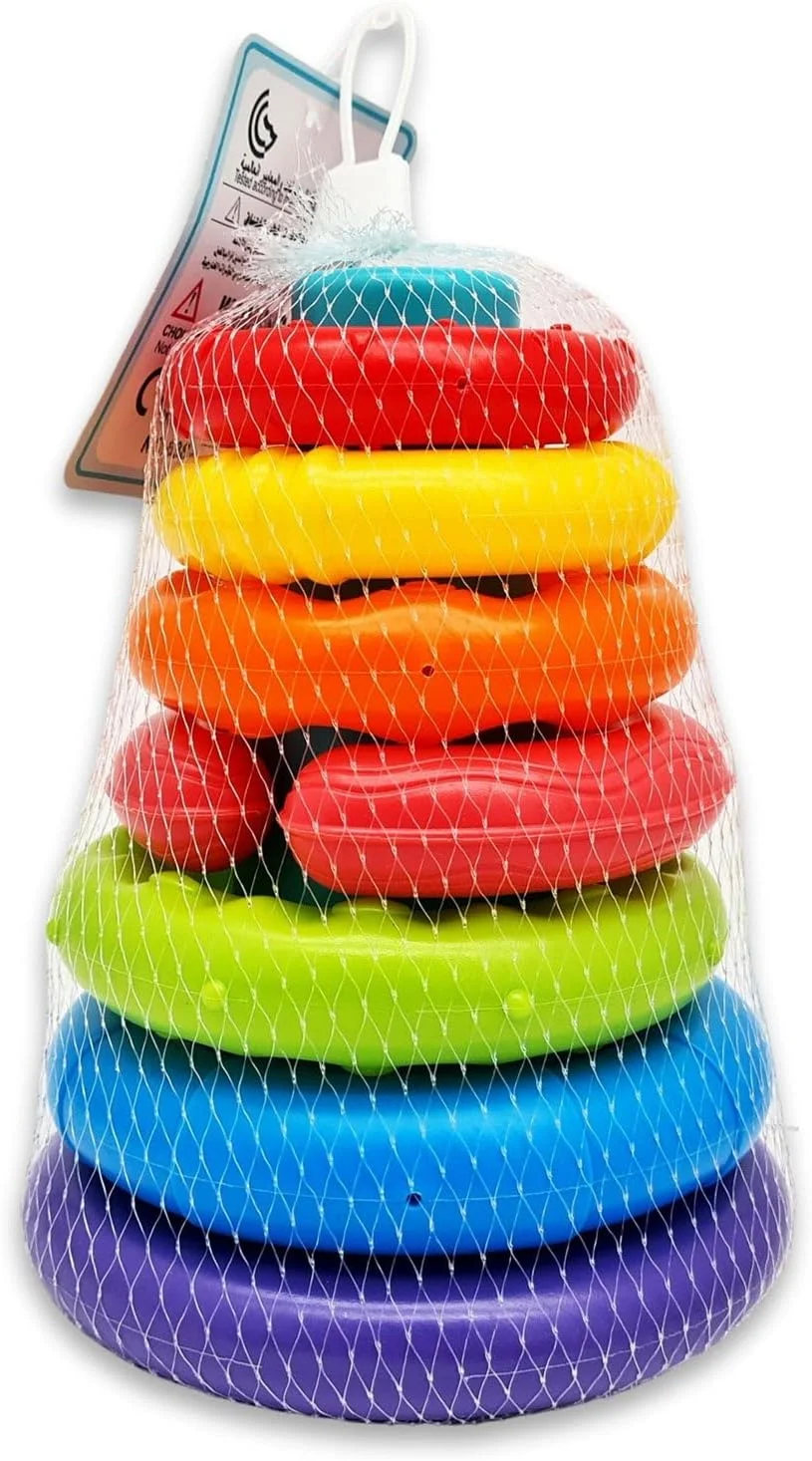 اسباب بازی چیدنی فیتو، اسباب بازی آموزشی کلاسیک هفت طبقه برای نوزادان و کودکان نوپا