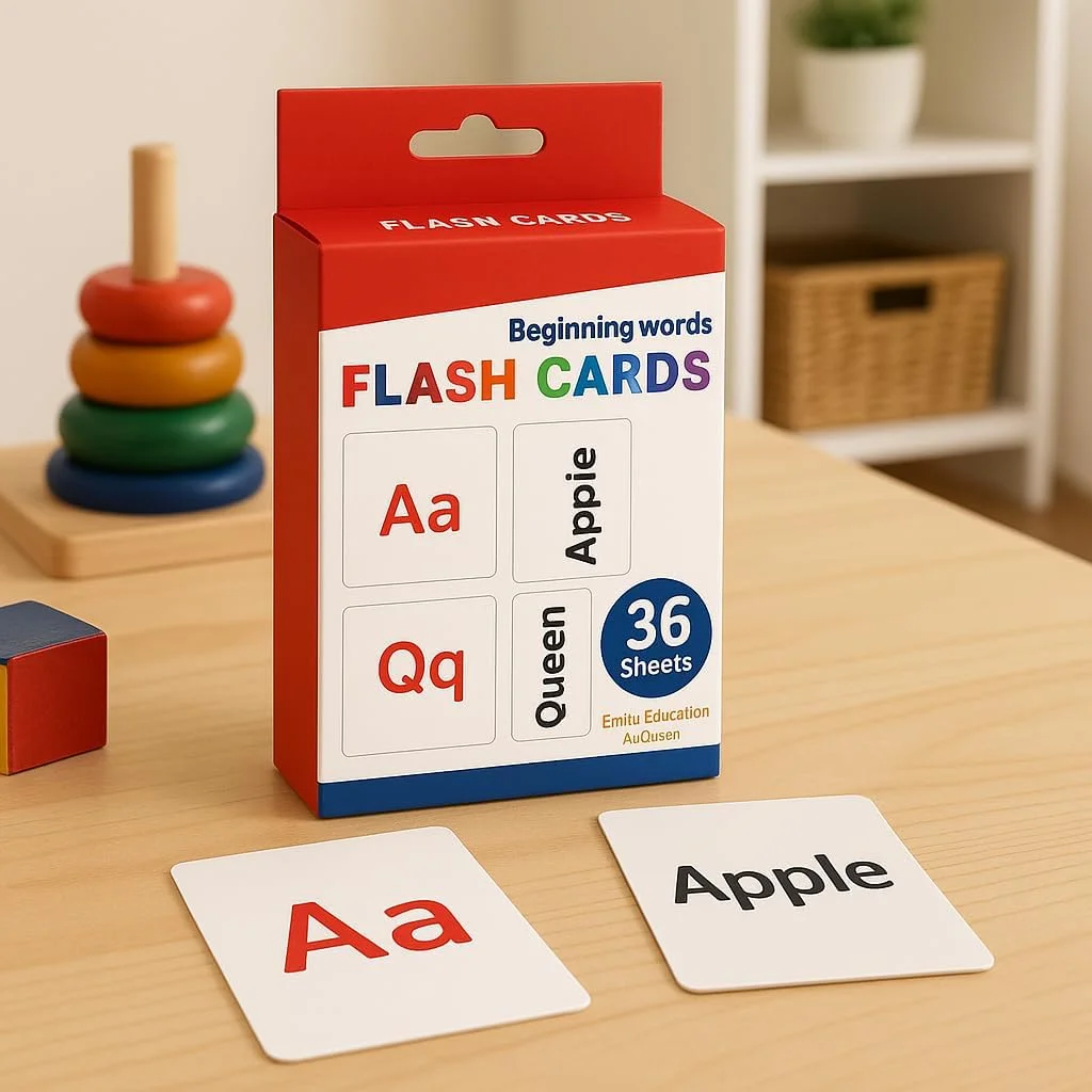 فلش کارت های سری کلمات فیتو - 36 برگه، مجموعه کارت آموزشی 12x7.7 سانتی متر