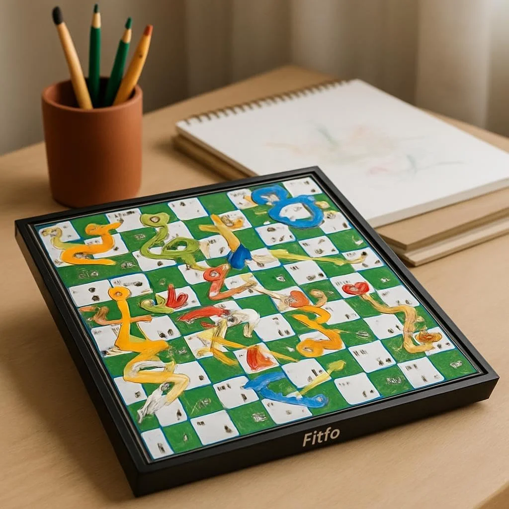 بازی فیتو مار و پله برای سرگرمی و تفریح خانوادگی - بازی آموزشی کلاسیک برای کودکان و بزرگسالان