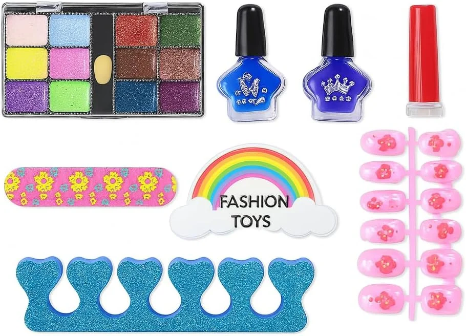 مجموعه اسباب بازی آرایشی فیتو پرنسس زیبا - هدیه شبیه سازی شده برای کودکان - کیت آرایشی برای بچه ها - مجموعه بازی سرگرم کننده برای دختران - هدیه اسباب بازی برای تولد و تعطیلات