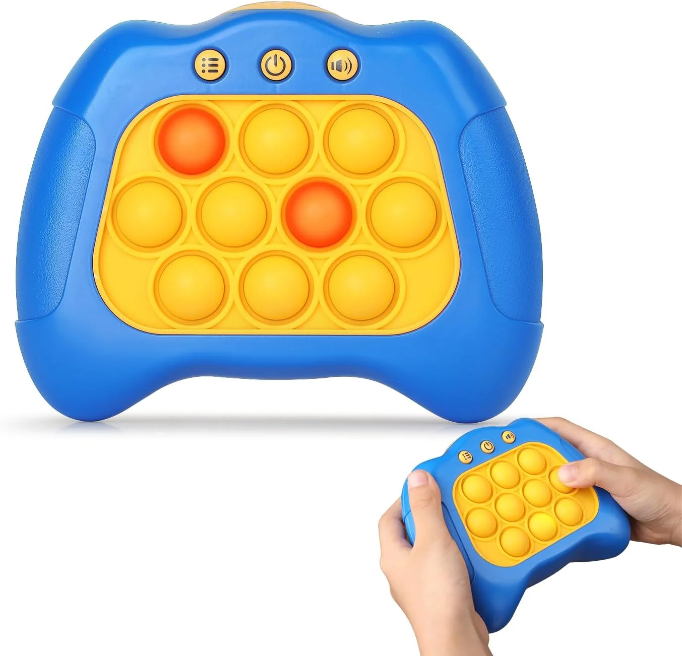 بازی پازلی چراغ دار Baytion، بازی فشاری سریع با الگوی حبابی، اسباب بازی های حسی و ضد استرس، کنسول بازی دستی و اسباب بازی های جالب برای کاهش استرس، هدیه ای برای کودکان، نوجوانان و بزرگسالان