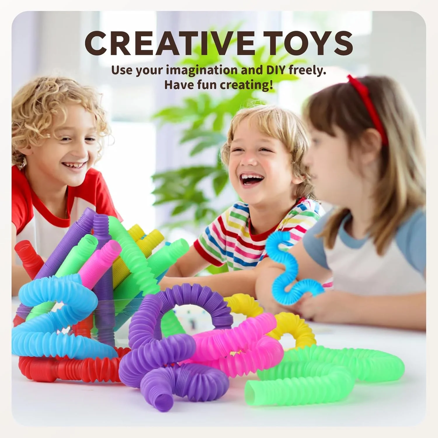 اسباب بازی های لوله ای Baytion Pop، 24 عدد اسباب بازی حسی کششی، اسباب بازی های لوله ای بی قرار با 4 رنگ تصادفی، اسباب بازی های تخیلی کودک نوپا، اسباب بازی های جعبه گنج برای کلاس درس، هدیه برای کودکان 3 سال به بالا