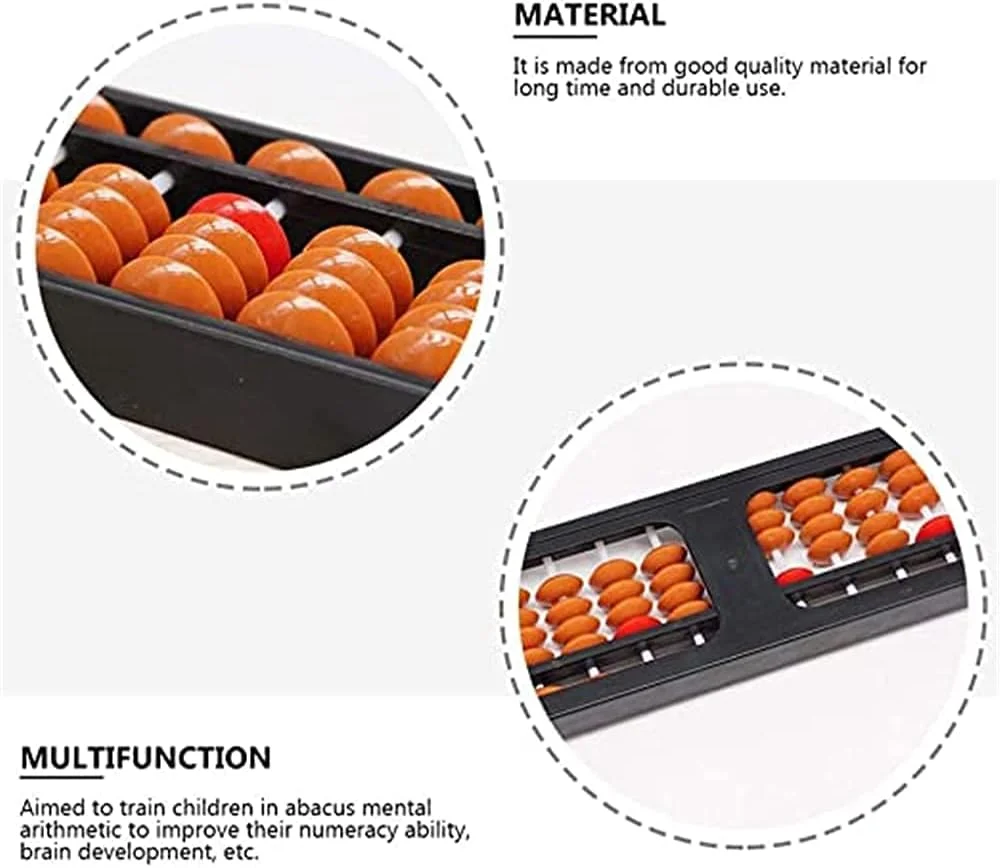 الدون 2 عدد چرتکه چوبی قدیمی 13 میله ای سوروبان با دکمه تنظیم مجدد - ابزار شمارش چینی ژاپنی برای کودکان، هدیه آموزشی فکری، قهوه ای الدون 2 عدد چرتکه چوبی قدیمی 13 میله ای سوروبان با دکمه تنظیم مجدد - ابزار شمارش چینی ژاپنی برای کودکان، هدیه آموزشی فکری، قهوه ای