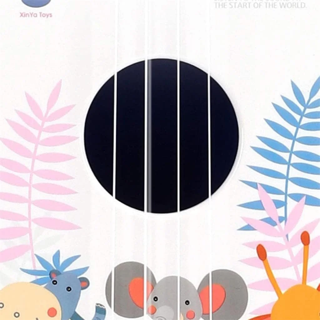 گیتار کودکانه ELECDON، یوکللی مبتدی 23.5 اینچی، ساز موسیقی با صدای پرطراوت، اسباب بازی های آموزشی، الگوی کارتونی حیوانات، مینی ساز موسیقی برای پسران دختران، هدیه مهمانی گیتار کودکانه