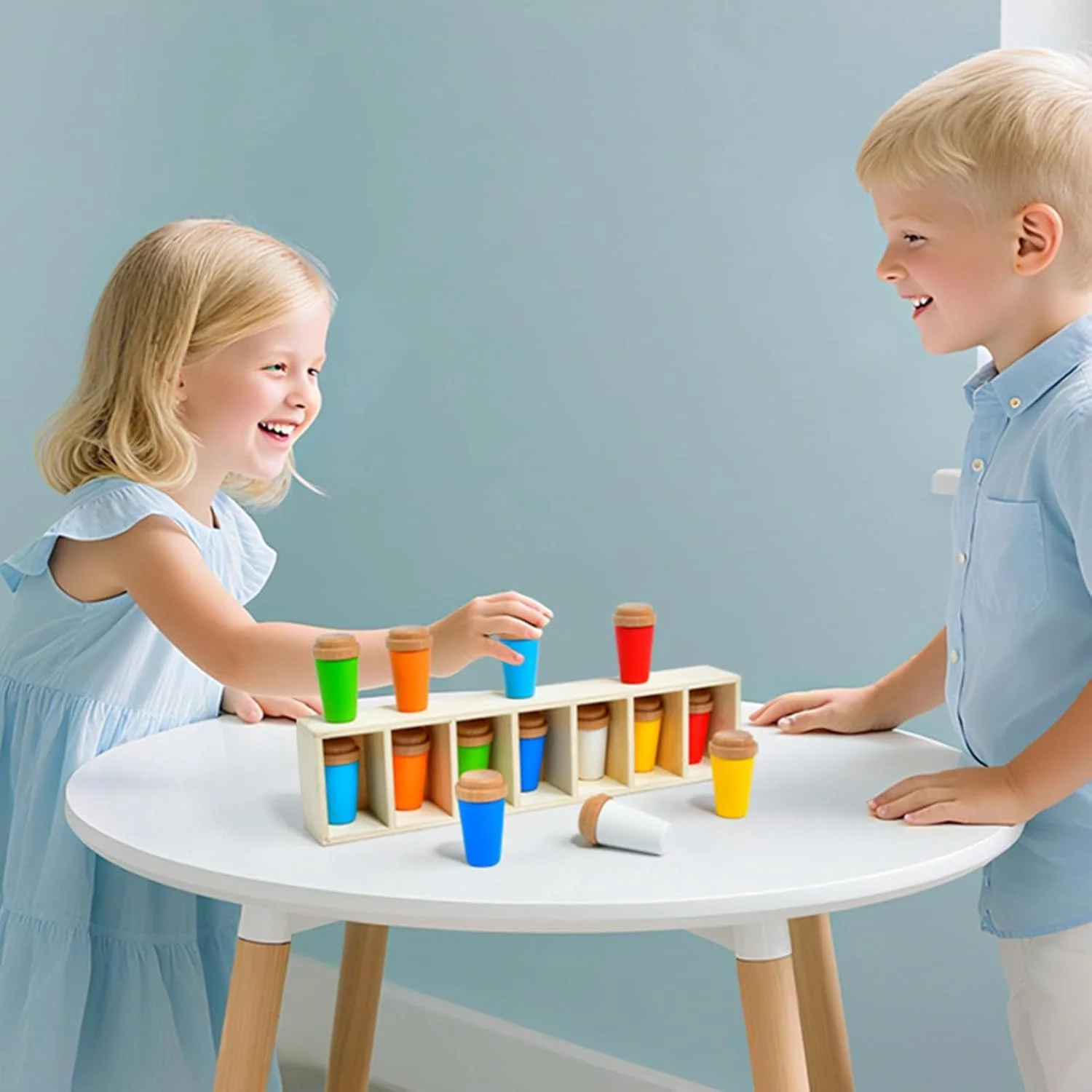 بازی چالش بطری تطبیق رنگ - اسباب بازی آموزشی تقویت حافظه برای کودکان و بزرگسالان، فعالیت عالی تطبیق رنگ برای داخل/خارج خانه، کلاس درس، ساحل، حیاط خلوت، جشن تولد و پیک نیک بازی چالش بطری تطبیق رنگ - اسباب بازی آموزشی تقویت حافظه برای کودکان و بزرگسالان، فعالیت عالی تطبیق رنگ برای داخل/خارج خانه، کلاس درس، ساحل، حیاط خلوت، جشن تولد و پیک نیک