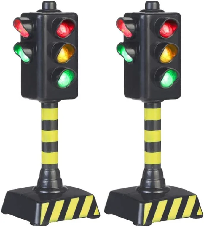 اسباب بازی چراغ راهنمایی ELECDON، مدل مینی چراغ راهنمایی اسباب بازی آموزشی کودک، بسته 2 عددی