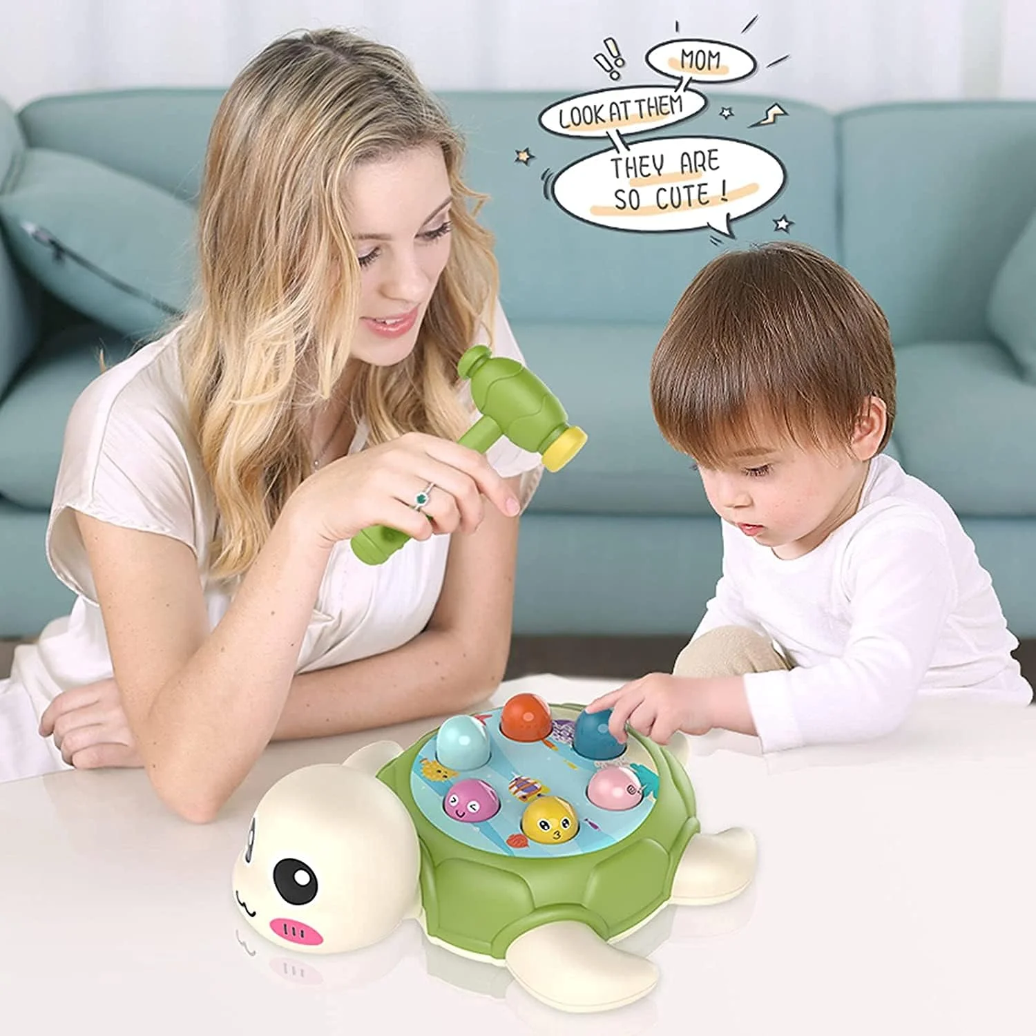 بازی آموزشی و تعاملی چکشکاری و کوبیدن برای کودکان نوپا، سنین 3 تا 6 سال. ایده آل برای پسران و دختران. شامل 2 چکش برای بازی یادگیری و رشد اولیه. بازی آموزشی و تعاملی چکشکاری و کوبیدن برای کودکان نوپا، سنین 3 تا 6 سال. ایده آل برای پسران و دختران. شامل 2 چکش برای بازی یادگیری و رشد اولیه.