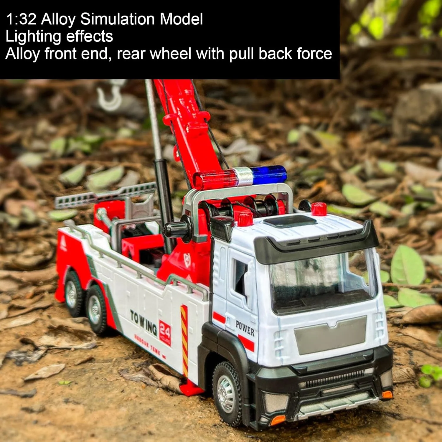 ماشین های بزرگ حمل بار برای پسران - کامیون جرثقیل مهندسی برای سنین 3 سال به بالا - وسیله نقلیه ساختمانی شبیه سازی شده آموزشی با چراغ ها و صداها - هدیه ایده آل برای جشن تولد