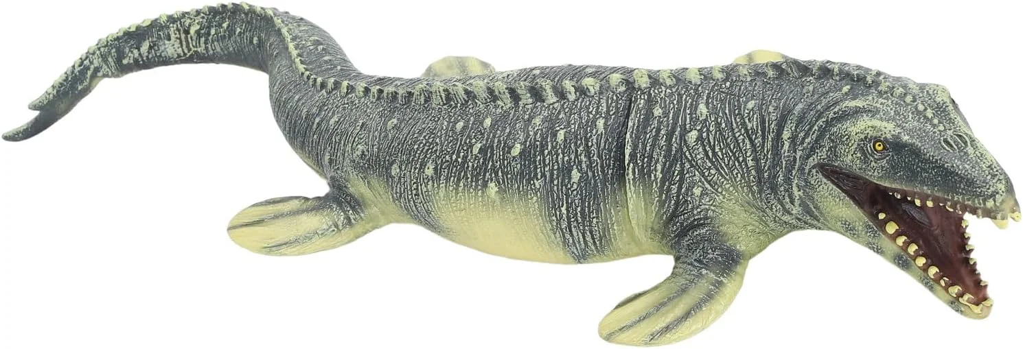 اسباب بازی دایناسور موساسوروس آموزشی دقیق Cryfokt، سایز بزرگ و با جزئیات برای کودکان، دایناسور موساسوروس آموزشی اولیه