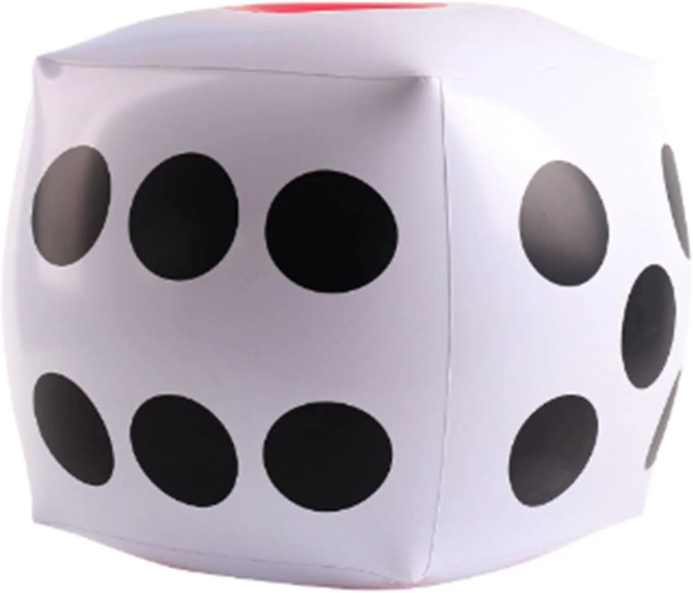 تاس بادی جامبو Cryfokt، تاس غول پیکر 38 سانتی متری برای داخل و خارج از منزل، اسباب بازی بادی بزرگ و سرگرم کننده PVC برای مهمانی استخر و بازی در فضای باز