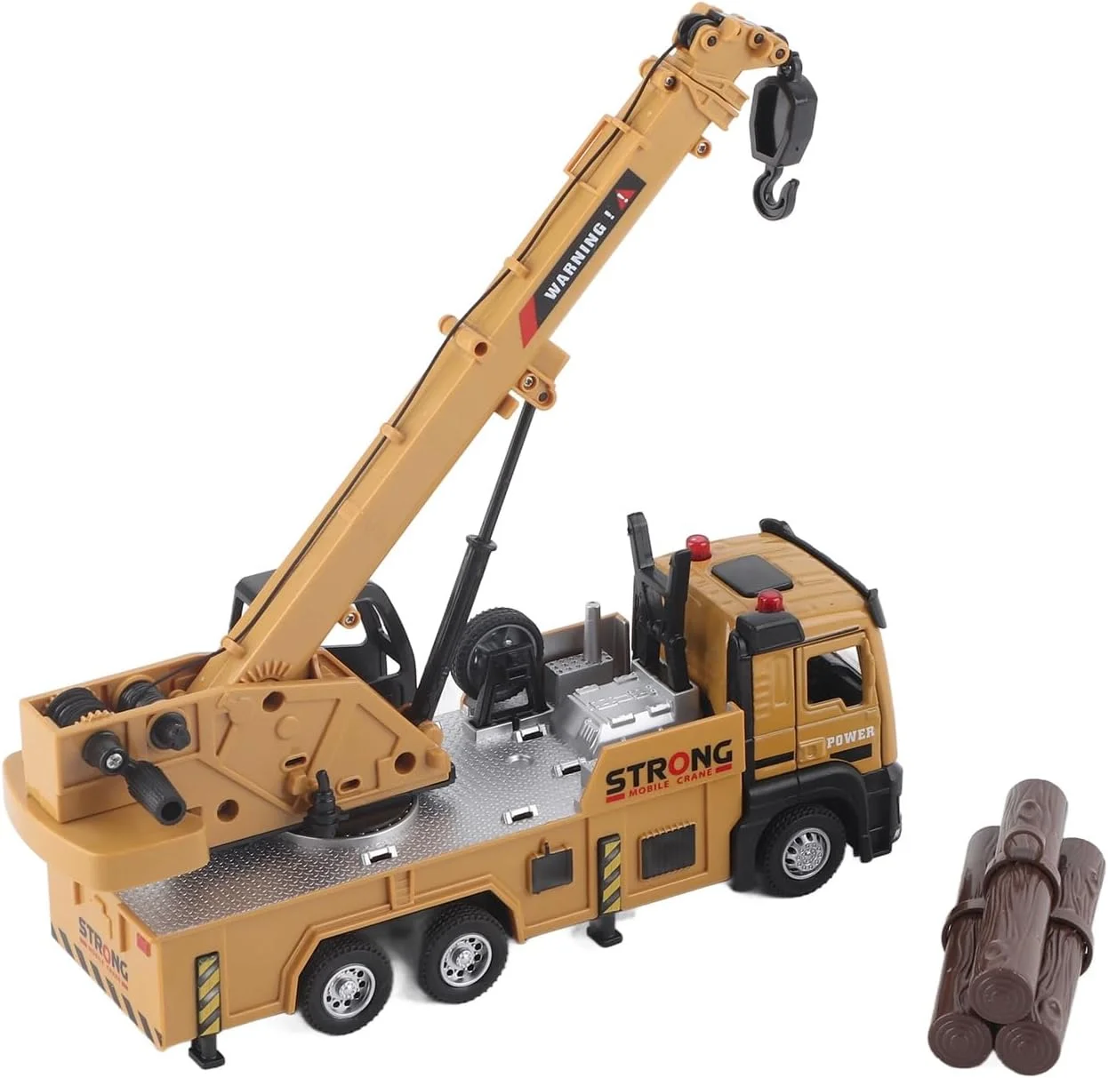 اسباب بازی جرثقیل بچه گانه Cryfokt، کامیون اسباب بازی جرثقیل بازوی آموزشی ساخته شده از آلیاژ، مناسب هدیه تعطیلات