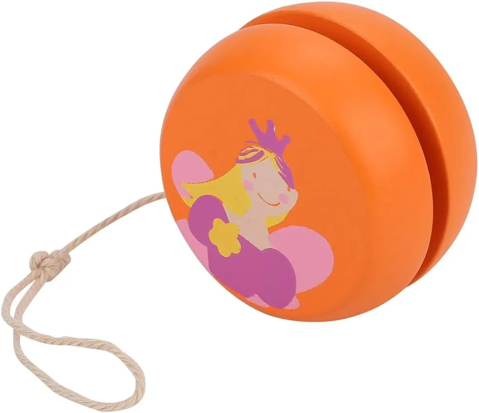 اسباب بازی Cryfokt، اسباب بازی آموزشی اولیه، یویو چوبی غیر سمی، یویو توپی، برای کودک (#1)