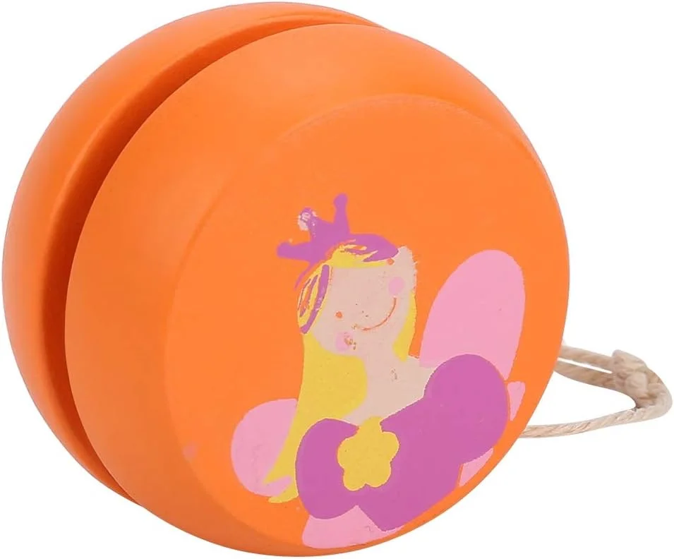 اسباب بازی Cryfokt، اسباب بازی آموزشی اولیه، یویو چوبی غیر سمی، یویو توپی، برای کودک (#1)