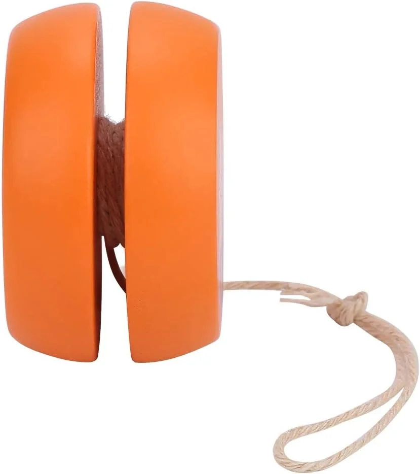 اسباب بازی Cryfokt، اسباب بازی آموزشی اولیه، یویو چوبی غیر سمی، یویو توپی، برای کودک (#1)