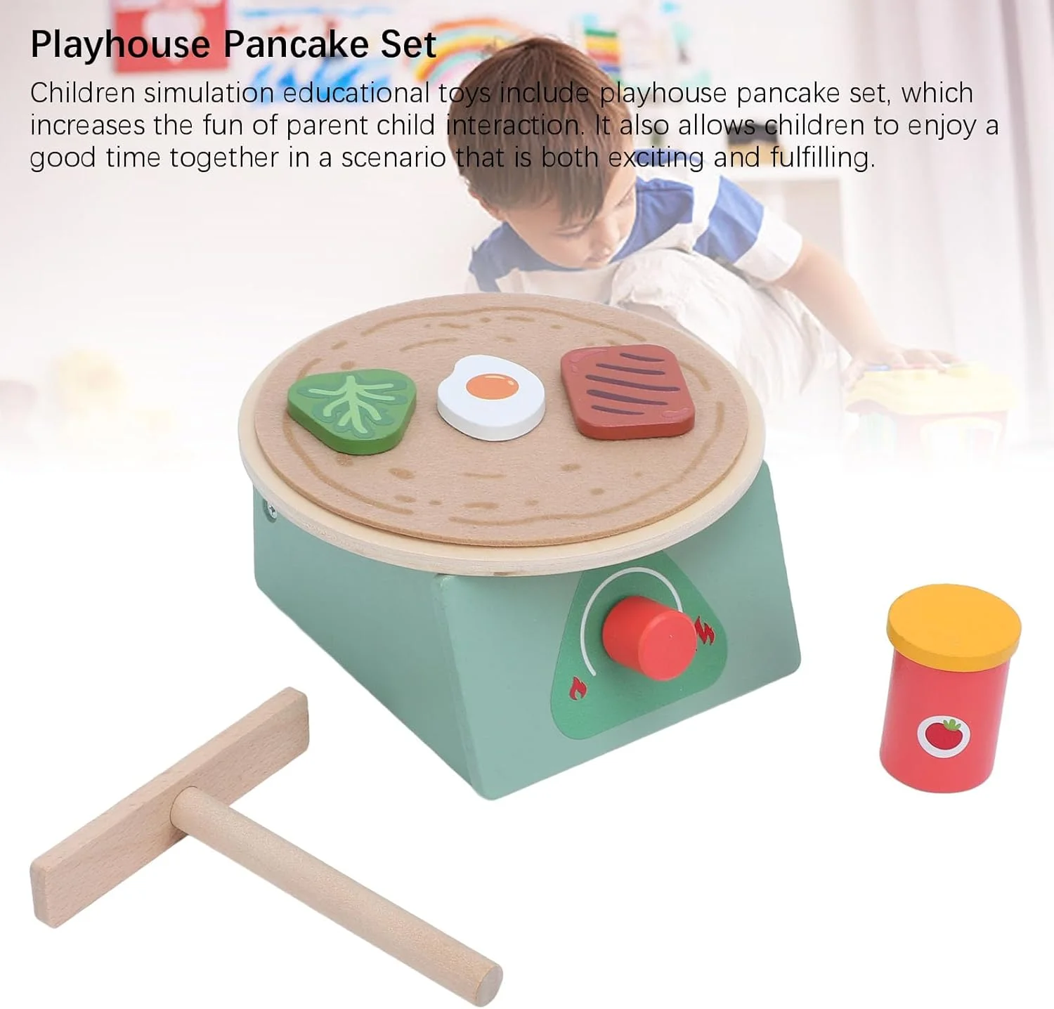 اسباب بازی پنکیک پز کودکانه، مجموعه اسباب بازی آموزشی پنکیک پز برای کودکان