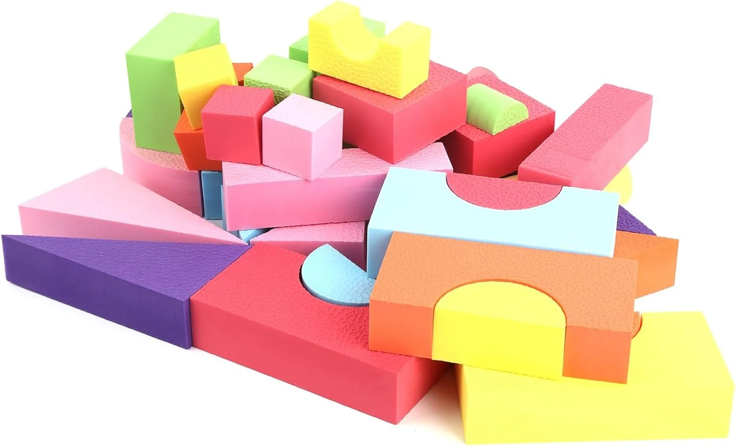 مجموعه بلوک های ساختمانی فوم قابل حمل Cryfokt، چند رنگ، با دسترسی آسان برای کودکان نوپا