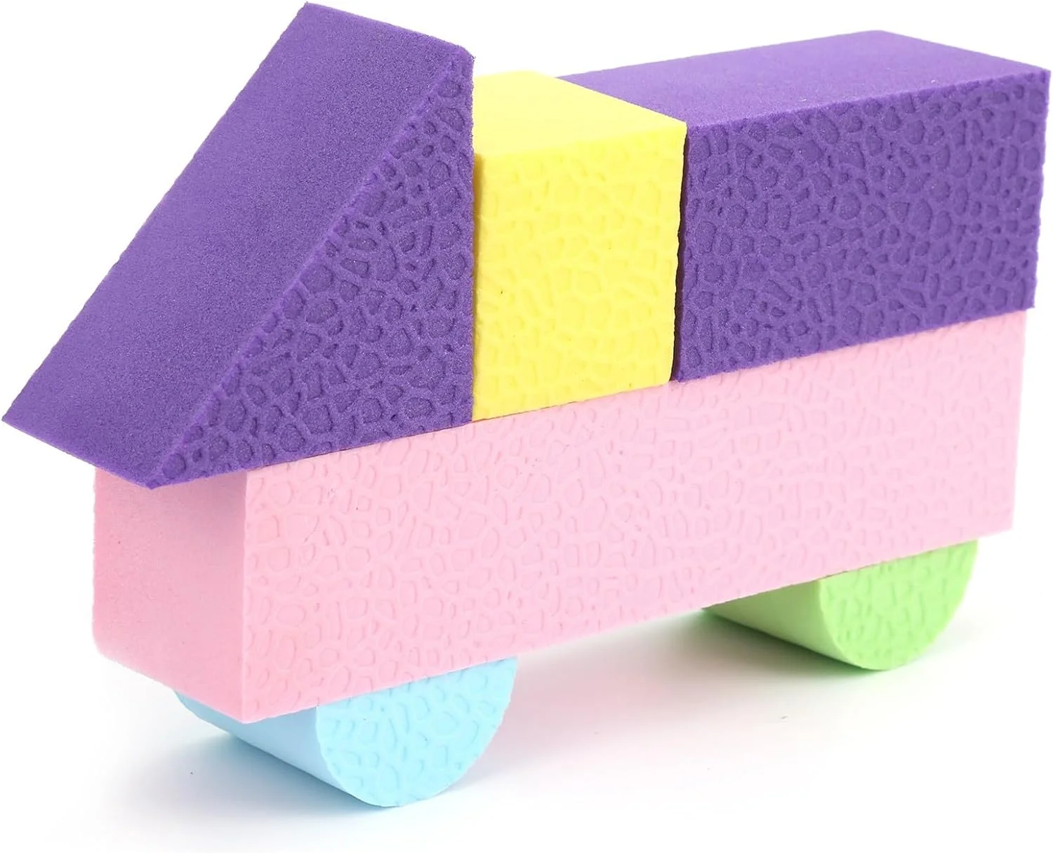 مجموعه بلوک های ساختمانی فوم قابل حمل Cryfokt، چند رنگ، با دسترسی آسان برای کودکان نوپا