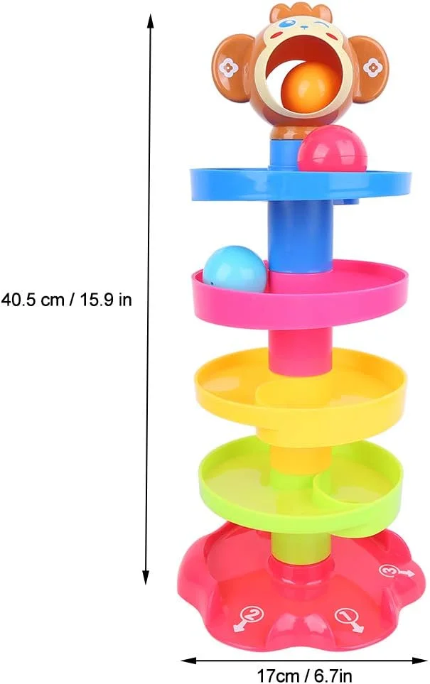 اسباب بازی برج گردان کودک، مجموعه آموزشی Cryfokt، اسباب بازی توپ و سرسره، مناسب بازی کودکان در خانه اسباب بازی برج گردان کودک، مجموعه آموزشی Cryfokt، اسباب بازی توپ و سرسره، مناسب بازی کودکان در خانه