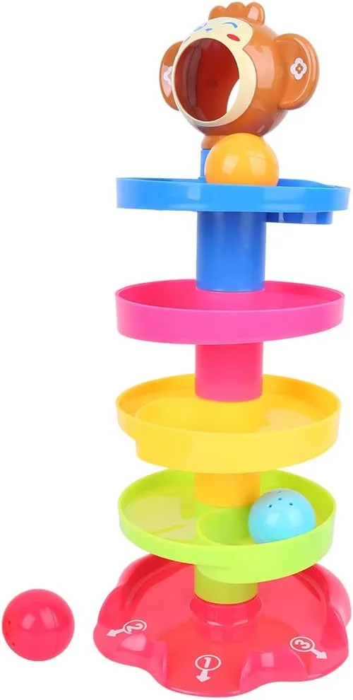 اسباب بازی برج گردان کودک، مجموعه آموزشی Cryfokt، اسباب بازی توپ و سرسره، مناسب بازی کودکان در خانه اسباب بازی برج گردان کودک، مجموعه آموزشی Cryfokt، اسباب بازی توپ و سرسره، مناسب بازی کودکان در خانه