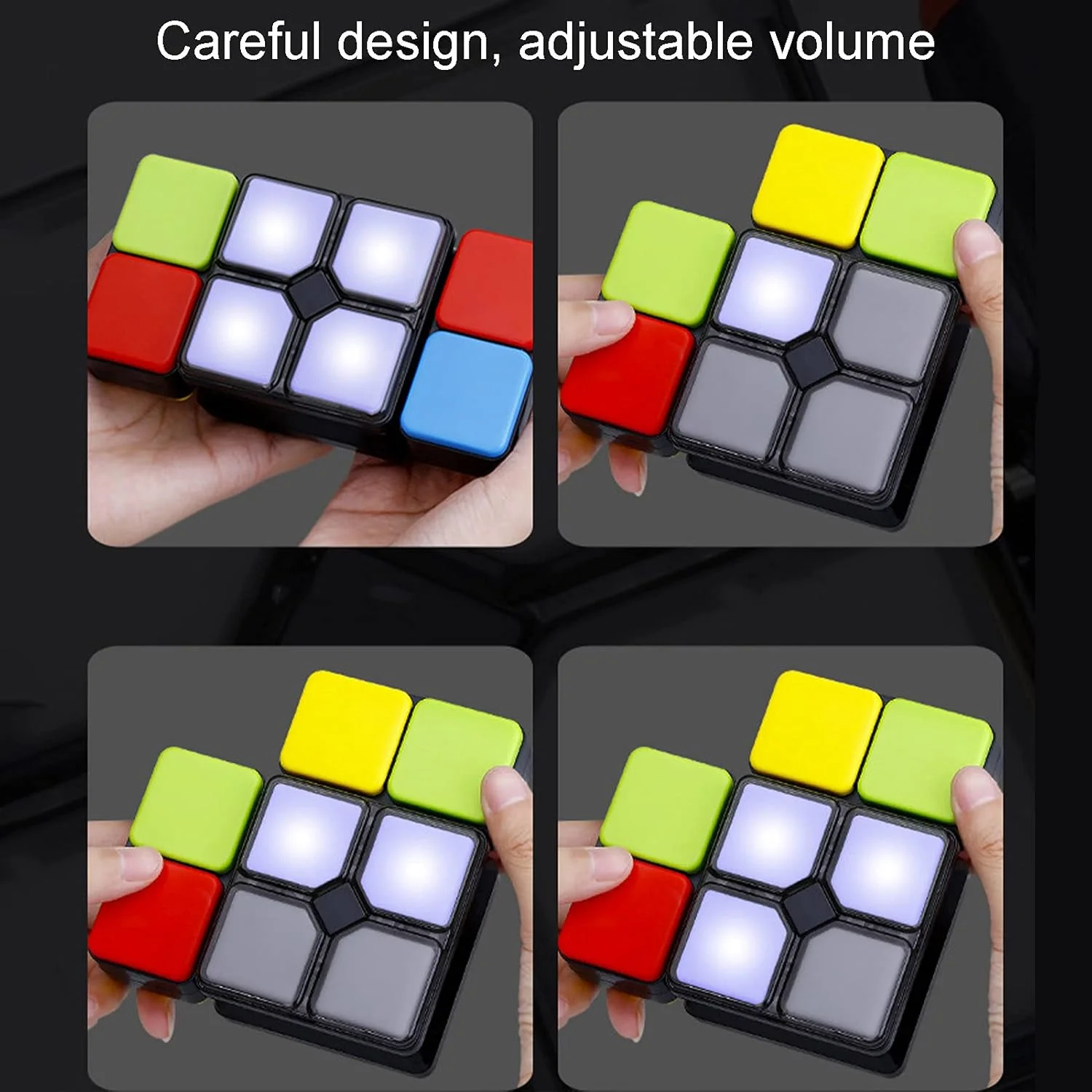 اسباب بازی های آموزشی کودکان Cryfokt، بازی حافظه الکترونیکی موزیکال برای کودکان مناسب منزل (مکعب موسیقی (جعبه رنگی)) اسباب بازی های آموزشی کودکان Cryfokt، بازی حافظه الکترونیکی موزیکال برای کودکان مناسب منزل (مکعب موسیقی (جعبه رنگی))