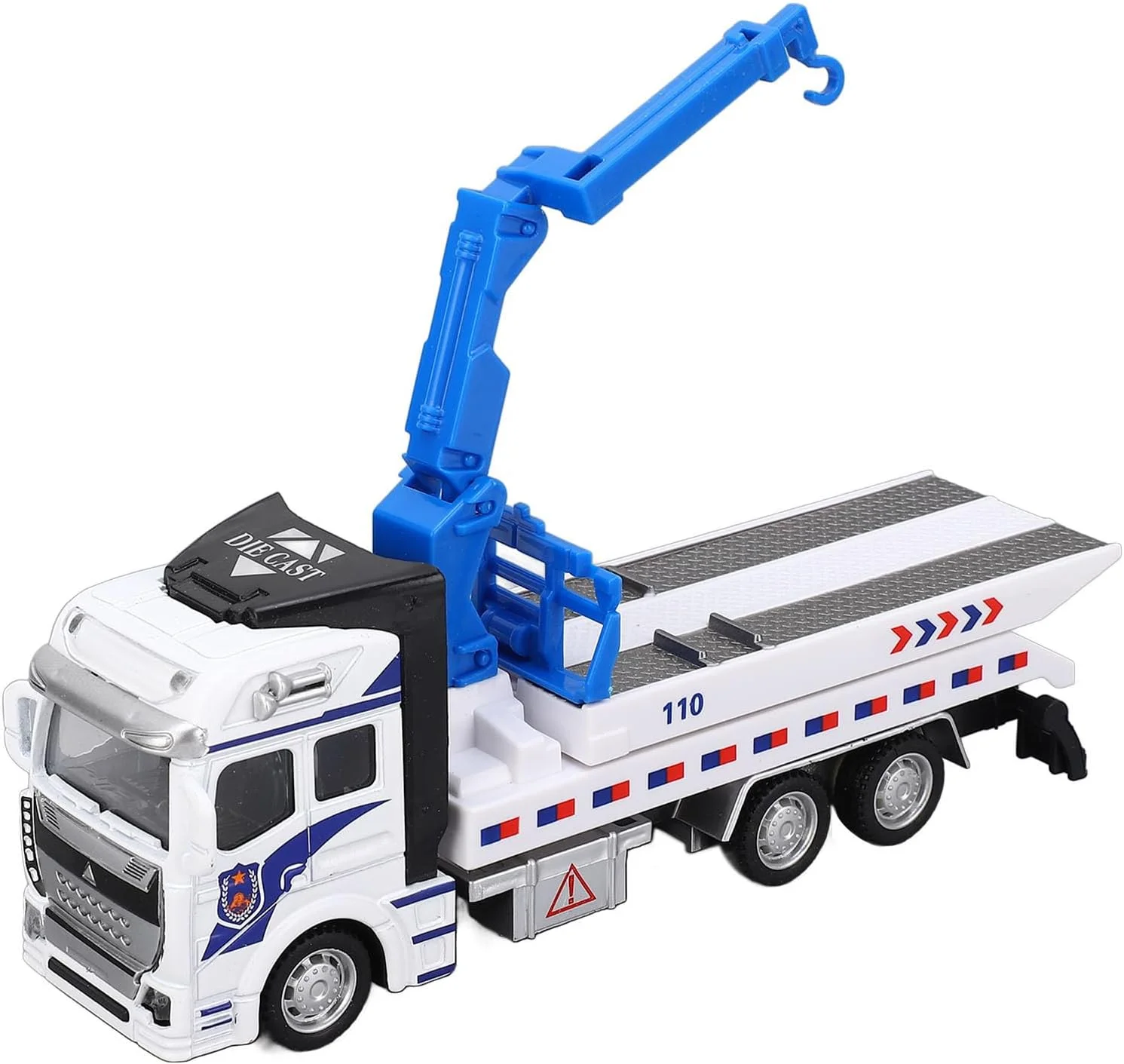 اسباب بازی کامیون یدک کش آلیاژی عقب کش Cryfokt، اسباب بازی کامیون امداد خودرو آموزشی آلیاژی با بازوی قابل افزایش، کامیون های اسباب بازی مینیاتوری برای پسران و دختران، اسباب بازی کامیون یدک کش و تریلر فلزی برای کودکان بالای 2 سال