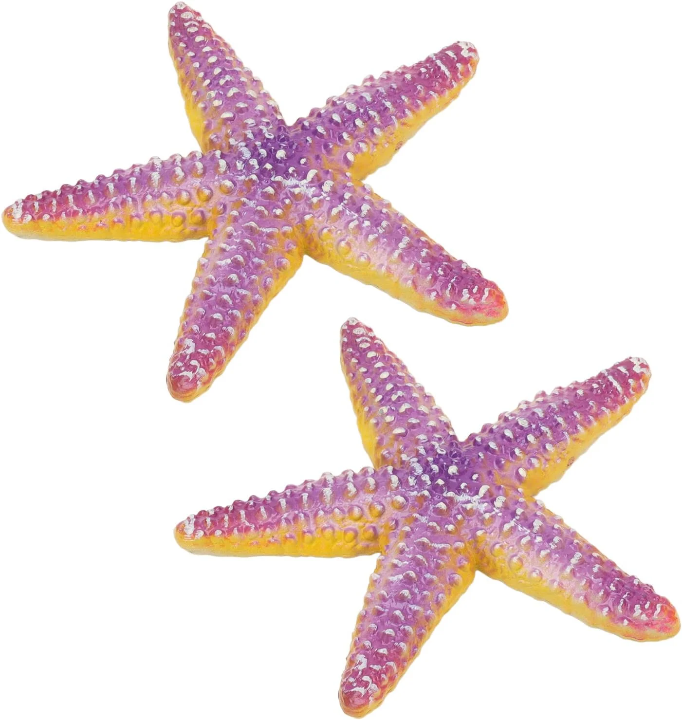 اسباب بازی های ستاره دریایی Cryfokt، ستاره دریایی رزینی با رنگ های روشن و جزئیات شبیه سازی شده برای هدیه یا تزئین