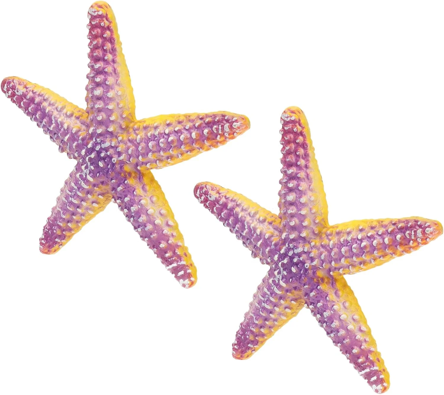 اسباب بازی های ستاره دریایی Cryfokt، ستاره دریایی رزینی با رنگ های روشن و جزئیات شبیه سازی شده برای هدیه یا تزئین