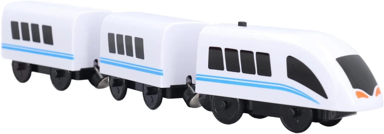 اسباب بازی الکتریکی Cryfokt، اتصال آموزشی جذبی، اسباب بازی باتری خور با ریل، چراغ و صدا، جنس ABS، مناسب کودکان دختر و پسر بالای 3 سال (مدل 3)