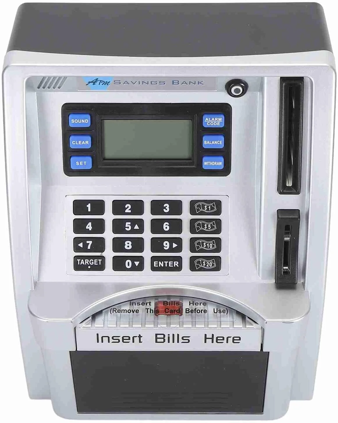 قلک خودپرداز Cryfokt، صندوق پس انداز خلاقانه با رمز عبور، قابلیت بلعیدن اسکناس و صفحه نمایش LCD برای کودکان