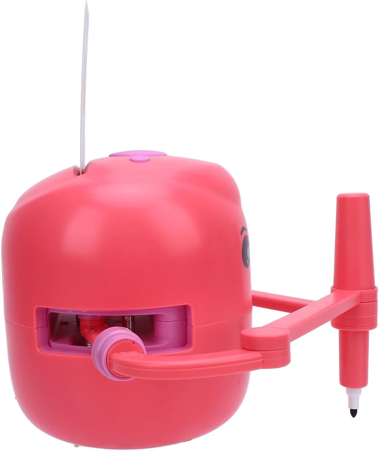 ربات نقاشی Cryfokt، ربات نقاشی تعاملی کودکان ABS کاربرپسند برای هدایای تولد (صورتی)