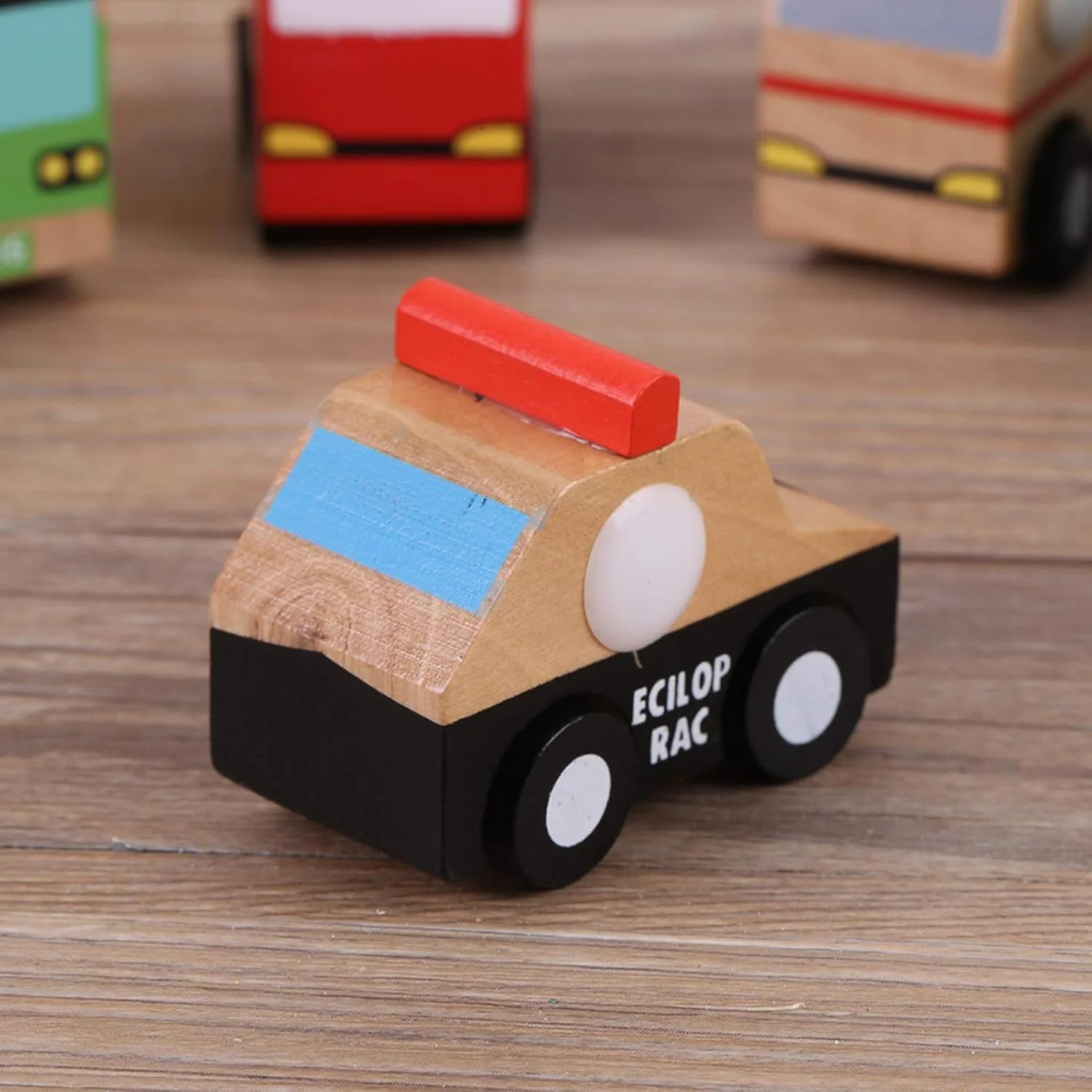 ماشین اسباب بازی کودکان Cryfokt، ماشین اسباب بازی چوبی، پایدار، سخاوتمندانه، مناسب برای پسر، دختر، مهد کودک برای مهارت های شناختی، مجموعه ها، هدایا برای کودکان، مهد کودک، نوپا