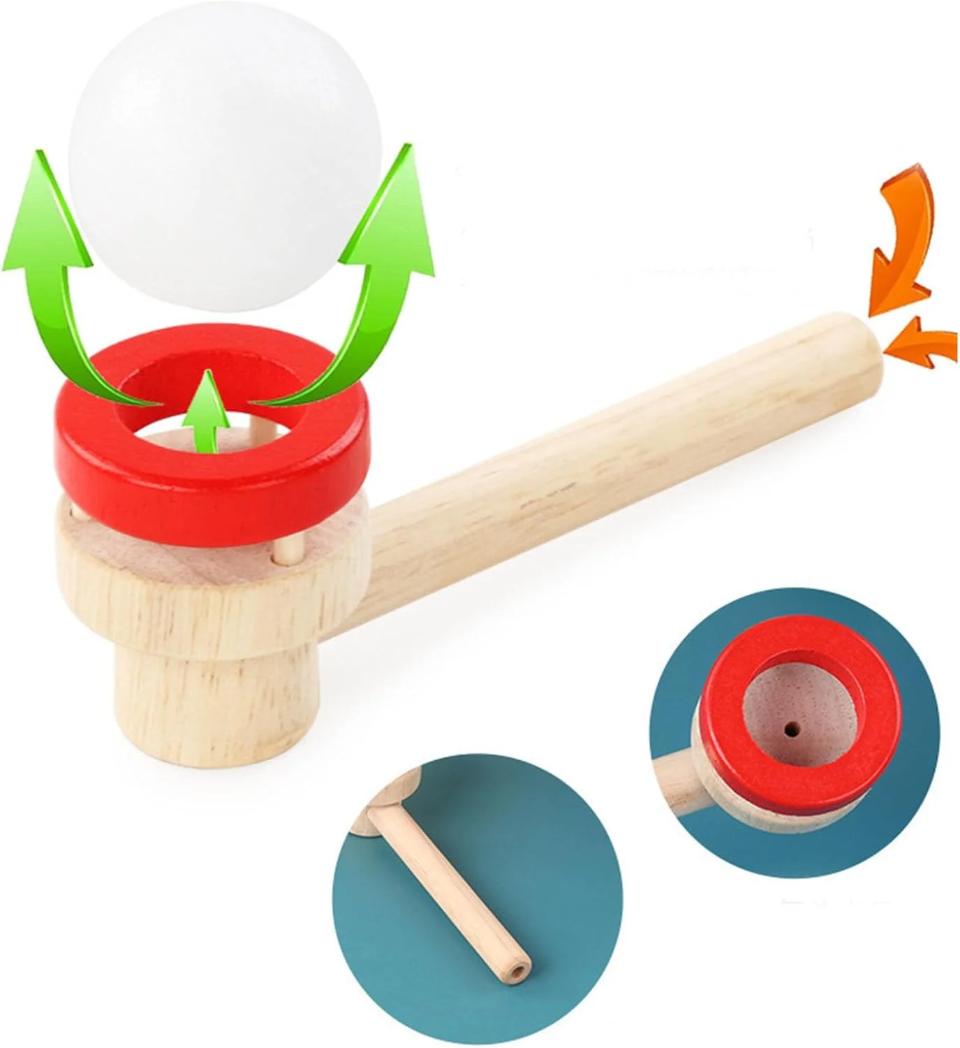 اسباب بازی فوت کردنی توپ Keenso، اسباب بازی آموزشی شناور لوله فوت کردنی برای پسران و دختران