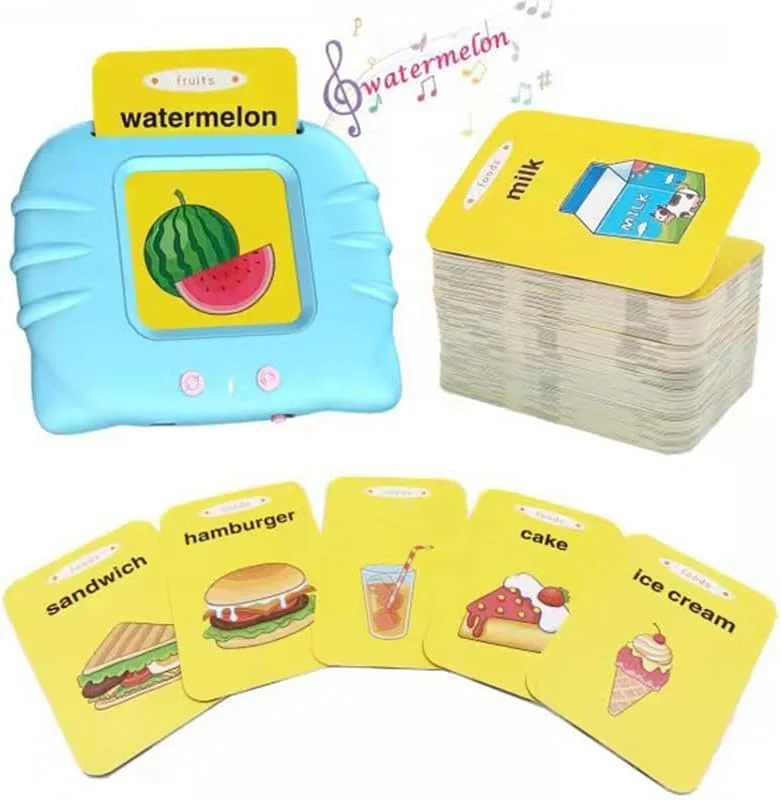 اسباب بازی های فلش کارت سخنگو Keenso برای کودکان نوپا، اسباب بازی های آموزشی برای کودکان مبتلا به اوتیسم (آبی)