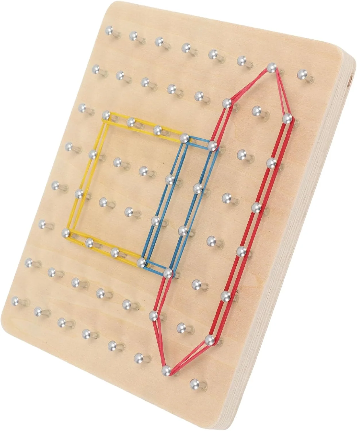 اسباب بازی آموزشی تخته میخکوبی چوبی برای یادگیری کودکان نوپا پسران و دختران اسباب بازی آموزشی تخته میخکوبی چوبی برای یادگیری کودکان نوپا پسران و دختران