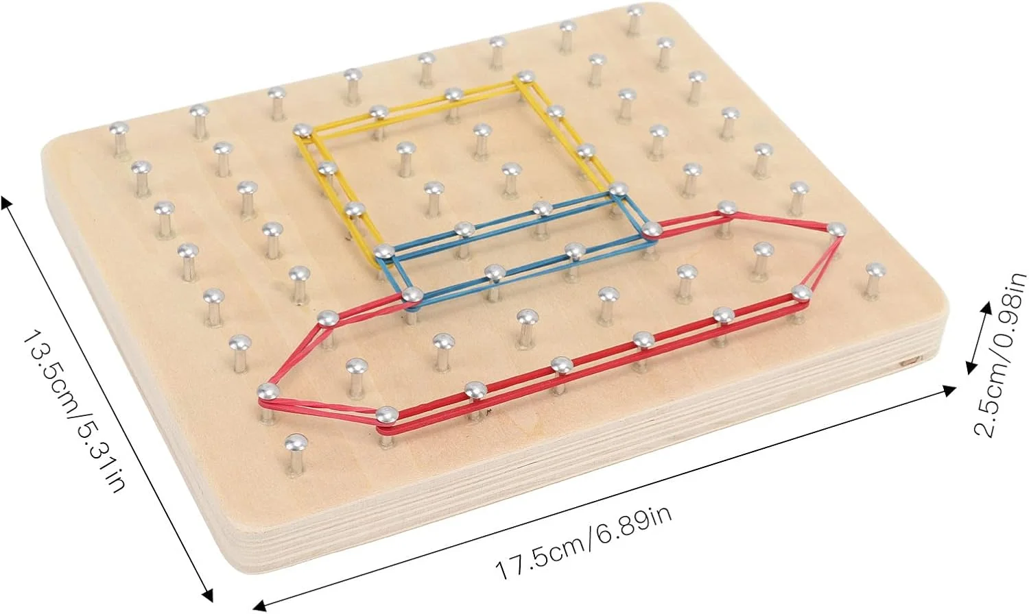 اسباب بازی آموزشی تخته میخکوبی چوبی برای یادگیری کودکان نوپا پسران و دختران اسباب بازی آموزشی تخته میخکوبی چوبی برای یادگیری کودکان نوپا پسران و دختران