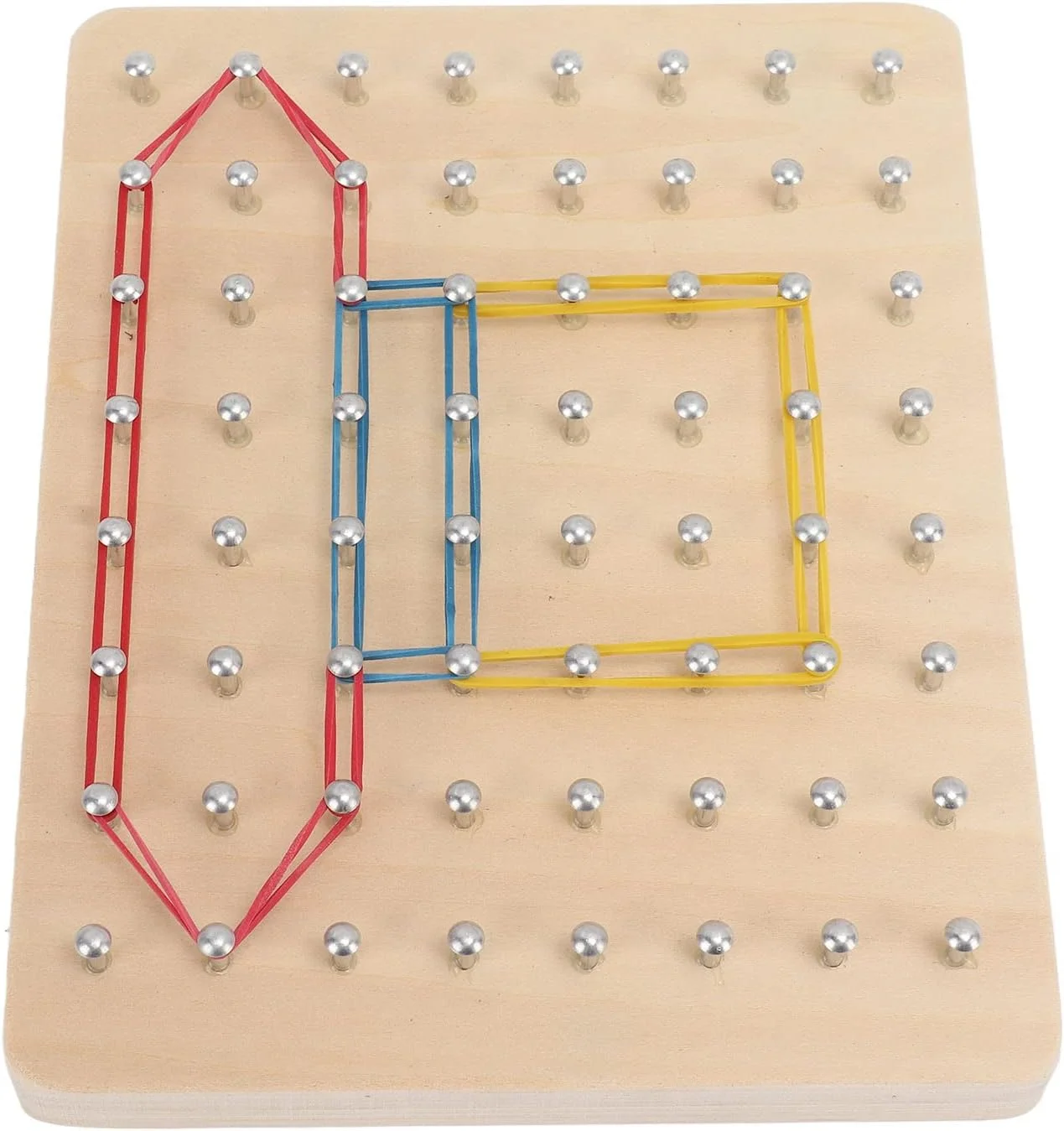 اسباب بازی آموزشی تخته میخکوبی چوبی برای یادگیری کودکان نوپا پسران و دختران اسباب بازی آموزشی تخته میخکوبی چوبی برای یادگیری کودکان نوپا پسران و دختران
