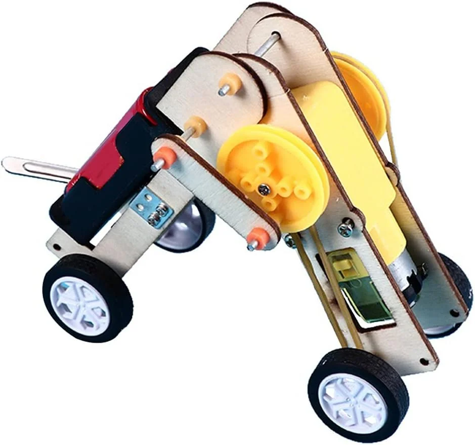 اسباب بازی آموزشی STEM، ربات خزنده DIY، اسباب بازی های آموزشی علمی برای کودکان 7+ (ربات فشرده)