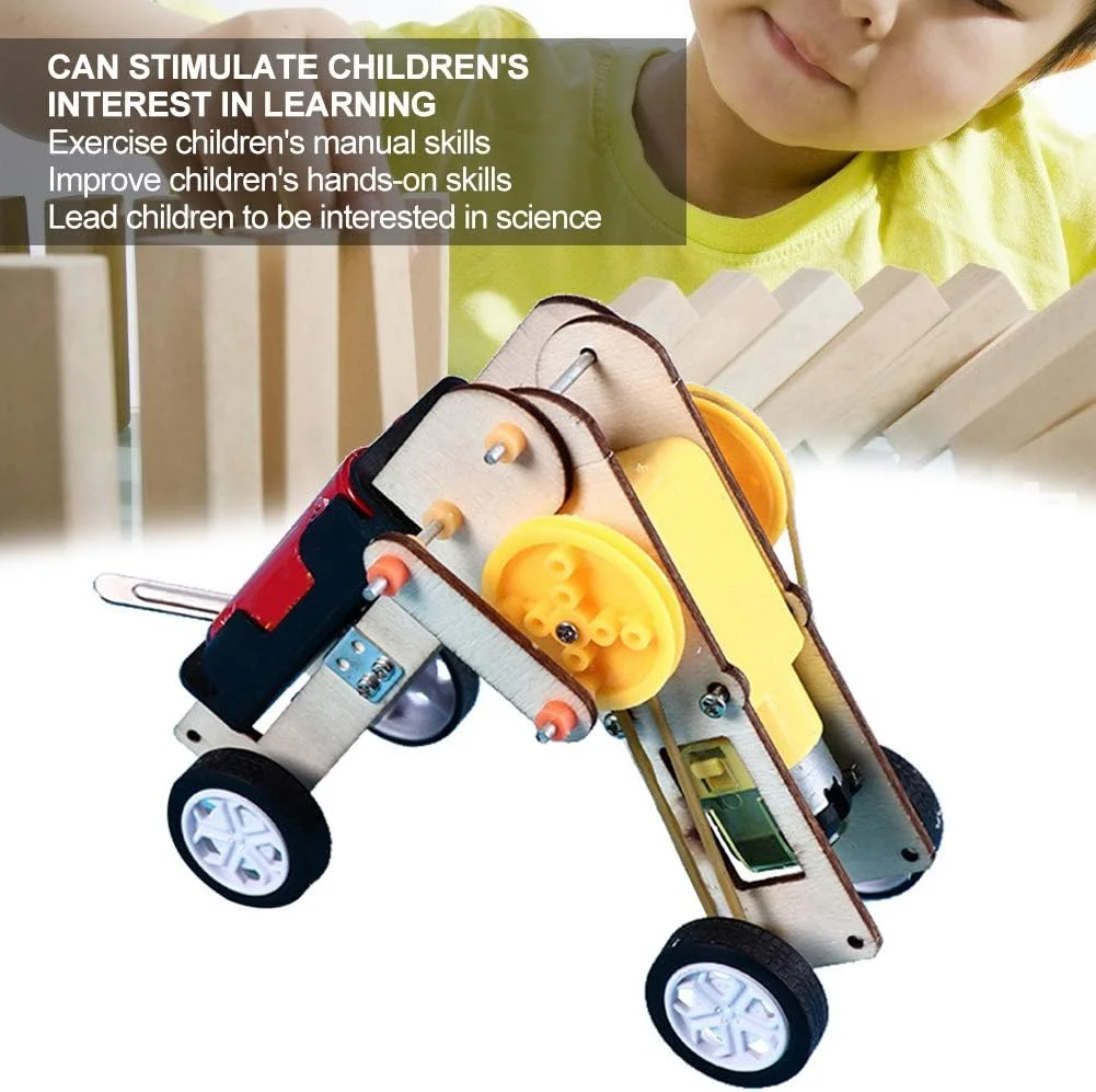 اسباب بازی آموزشی STEM، ربات خزنده DIY، اسباب بازی های آموزشی علمی برای کودکان 7+ (ربات فشرده)