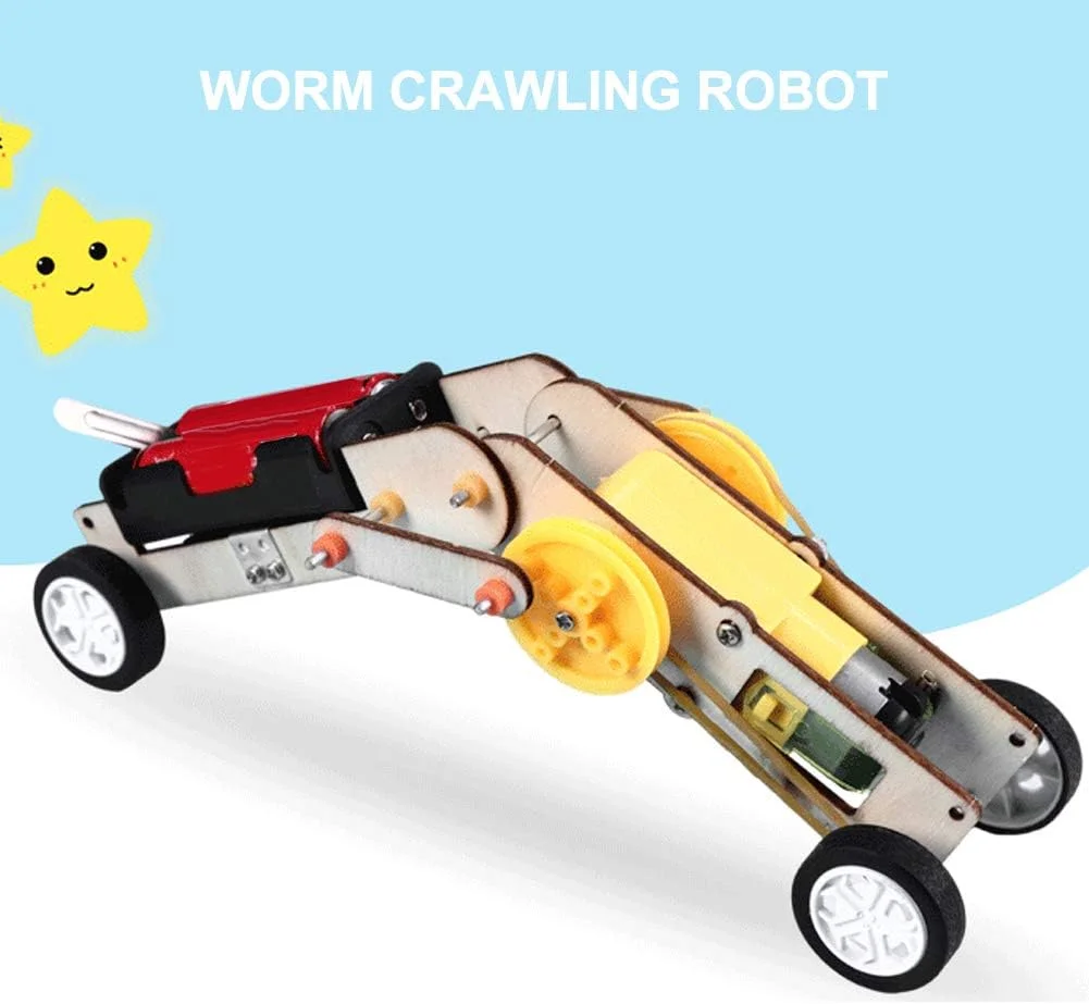 اسباب بازی آموزشی STEM، ربات خزنده DIY، اسباب بازی های آموزشی علمی برای کودکان 7+ (ربات فشرده)