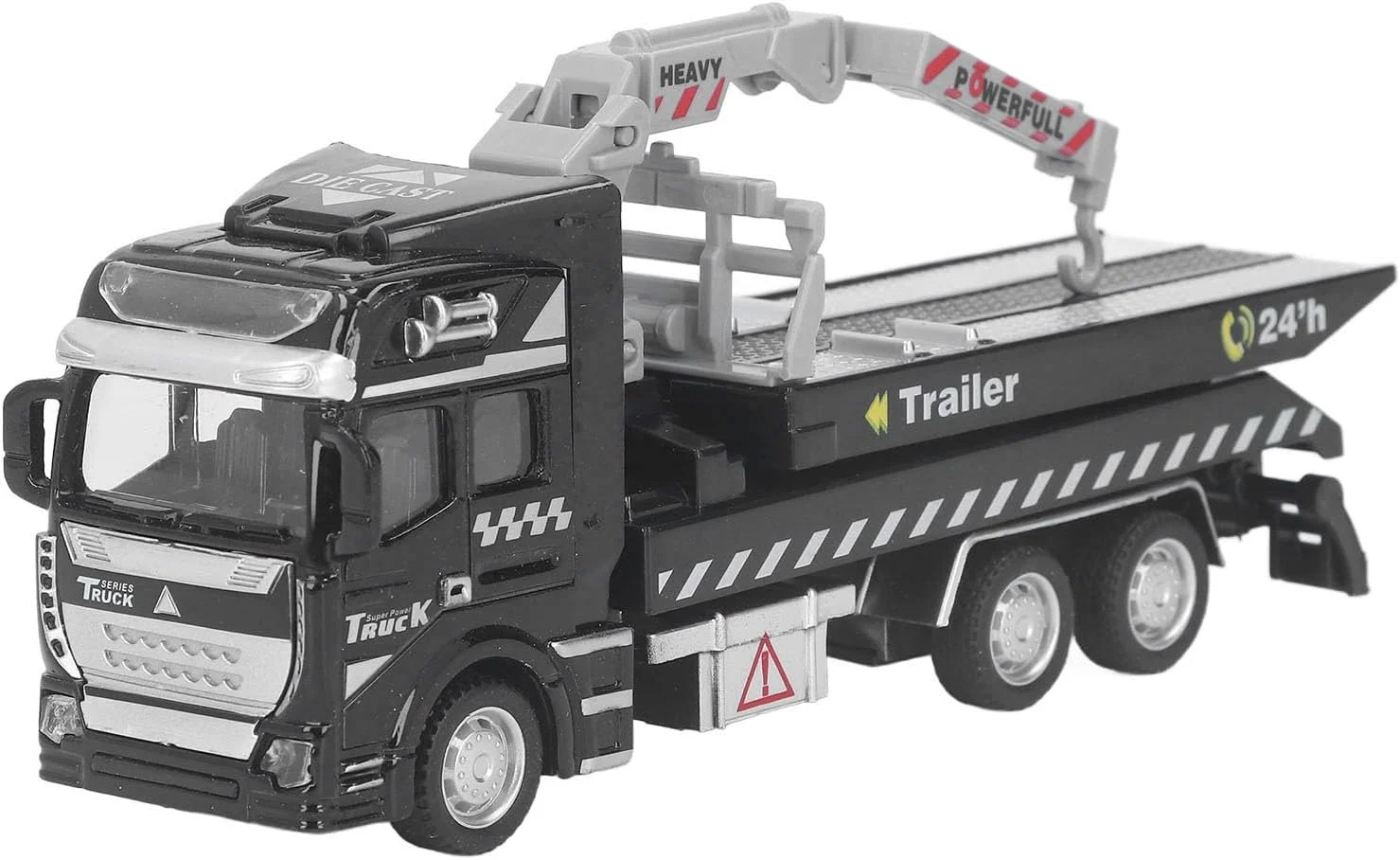 اسباب بازی کامیون یدک کش عقب کشیدنی - مدل مینیاتوری برای پسران و دختران